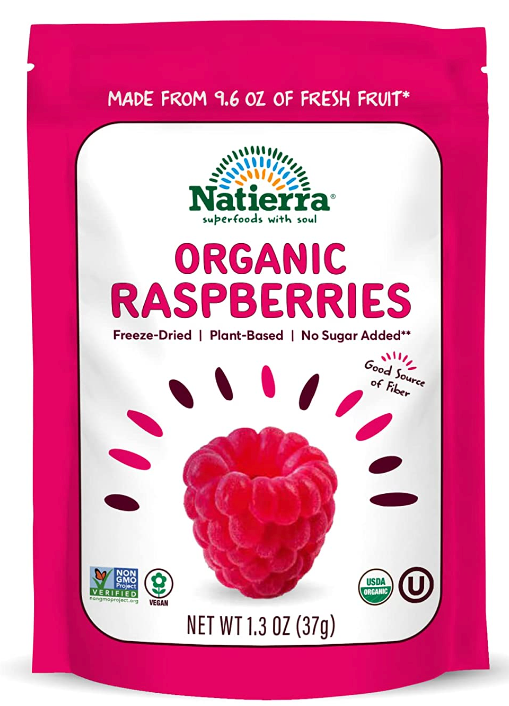 NATIERRA - Organic Freeze-Dried Raspberries