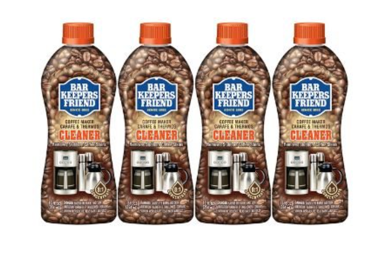 Bar Keepers Friend Coffee Maker Cleaner - 12oz 4 pack