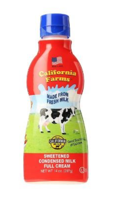 California Farms Sweetened Condensed Milk Full Cream, 14 Oz