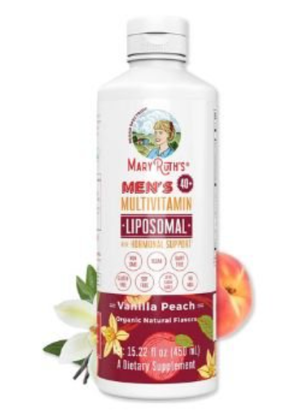 Men's 40+ Multivitamin Liposomal with Hormonal Support by MaryRuth's