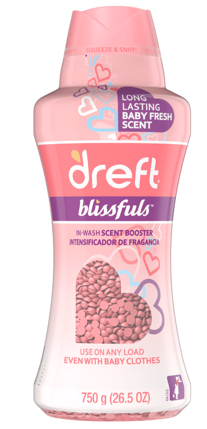 Dreft Blissfuls, Baby Fresh, 26.5 oz In-Wash Scent Booster Beads