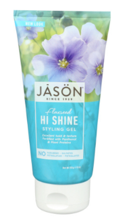 ASON Flaxseed Hi-Shine Styling Gel, 6 oz
