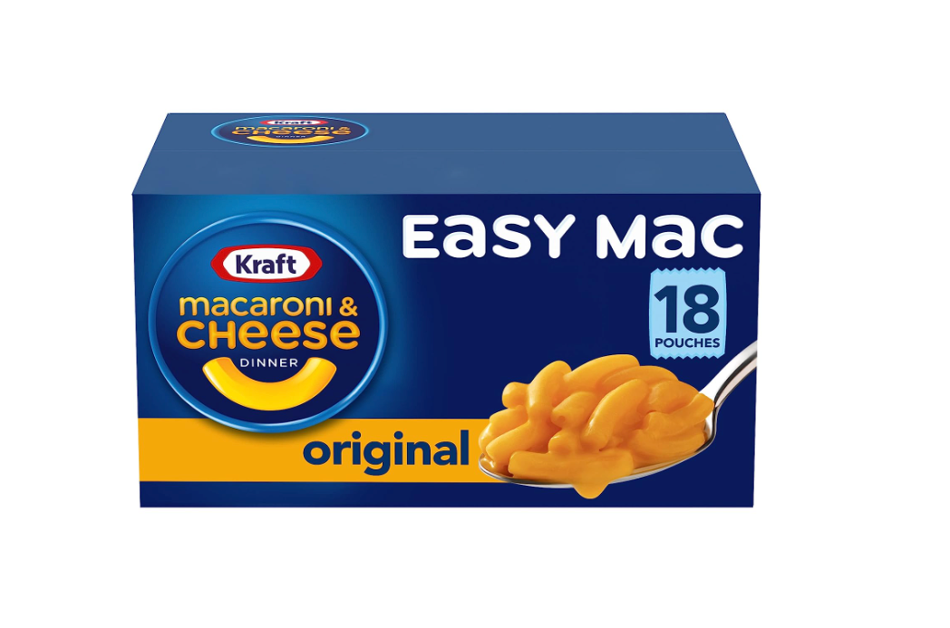 Kraft Easy Mac Original Macaroni & Cheese Microwavable Dinner (18 ct P